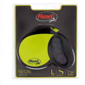 Flexi line Neon Reflect size L 5 m